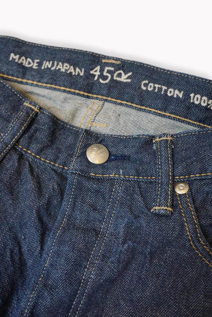 Okome Cotton Front River Denim Pants