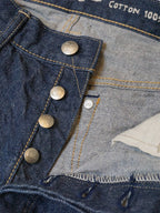 Okome Cotton Front River Denim Pants