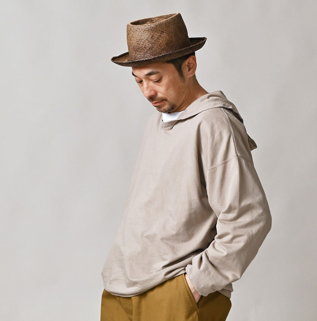 Supima Peach Inlay 908 Hoodie Male Model