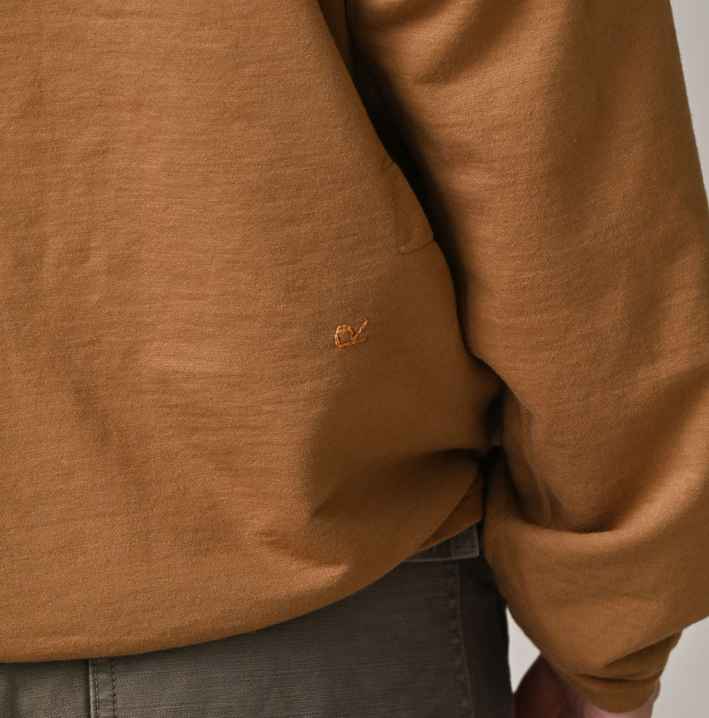 Supima Peach Inlay 908 Hoodie Detail