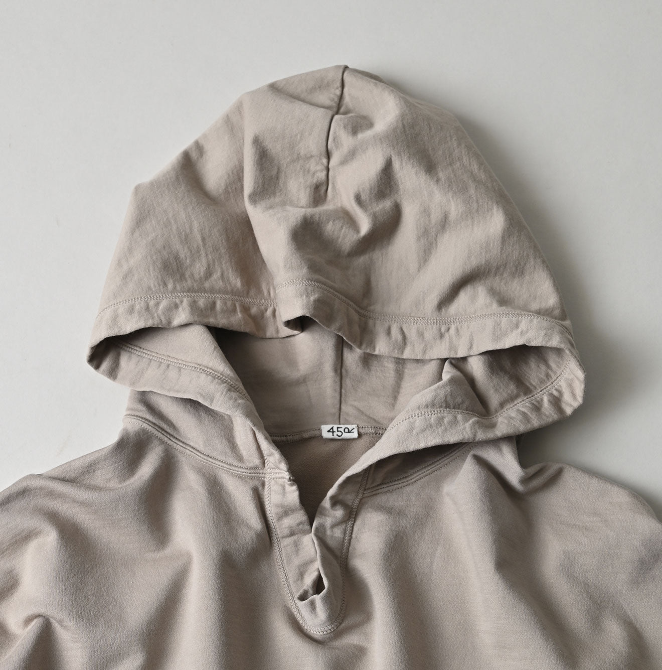 Supima Peach Inlay 908 Hoodie Detail