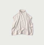 Low Gauge Super Gauze M Vest White Top