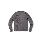Whole Super Gauze Cotton 908 Cardigan Gray