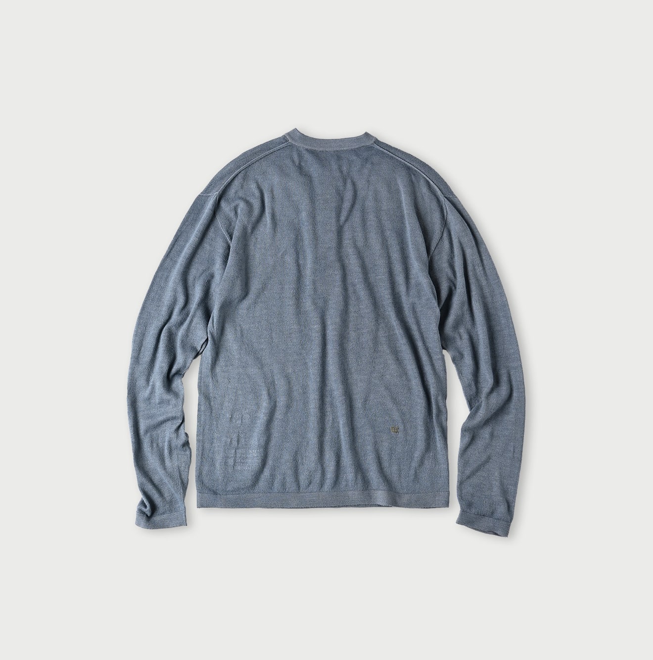 Plant Dyed Whole Super Gauze 908 Henley Back