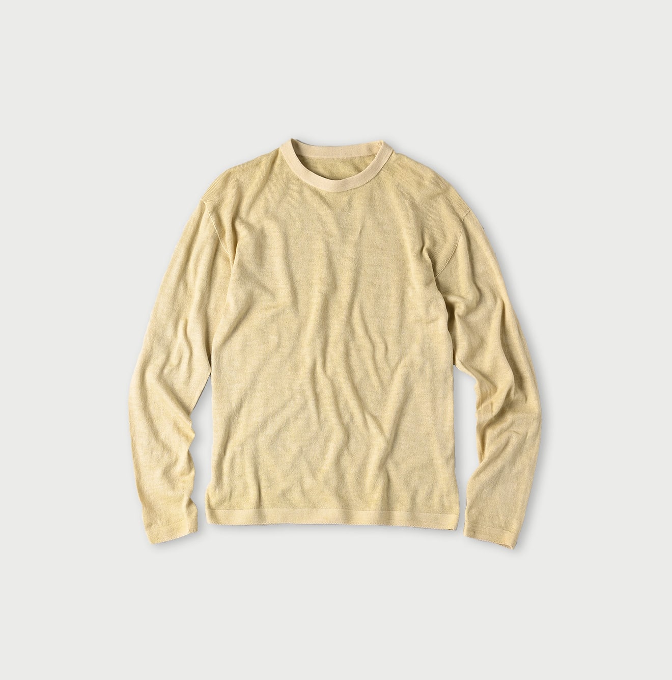 Plant Dyed Whole Super Gauze 908 Crew Camellia
