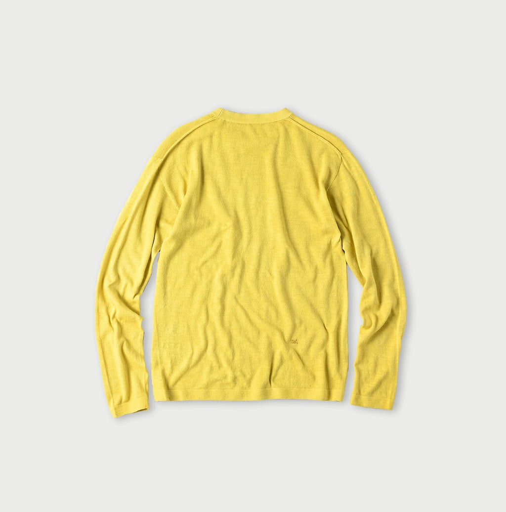 Plant Dyed Whole Super Gauze 908 Crew Back