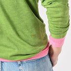 Plant Dyed Whole Super Gauze 908 Crew Detail