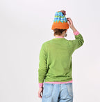 Plant Dyed Whole Super Gauze 908 Crew Female Model