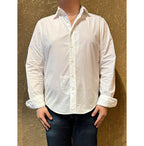 White USA Special Order Damp Piece Dye Loafer Shirt Male Model