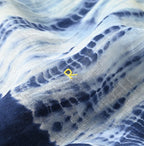 Indian Linen Tie-dye Stole Detail