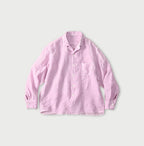 45 Plant Dyed Indian Linen 908 Marchal Shirt Raspberry