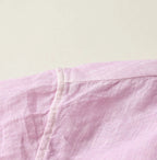 45 Plant Dyed Indian Linen 908 Marchal Shirt Detail