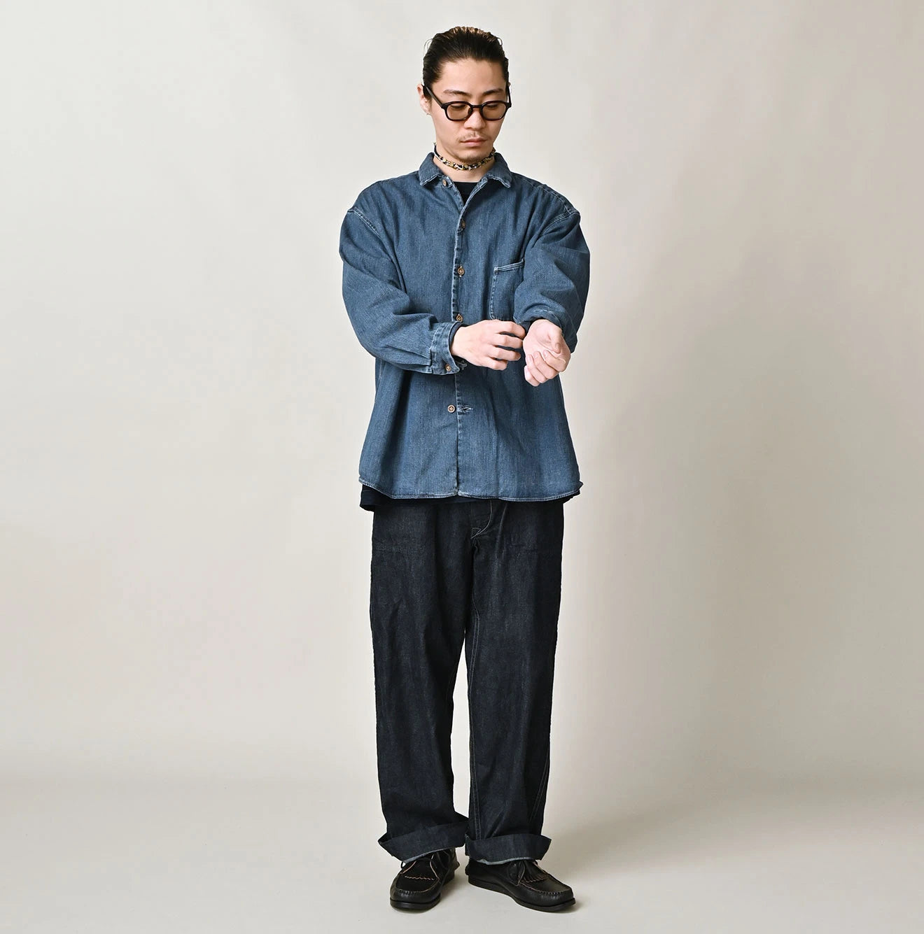 45 Petit Denim 908 Marchal Shirt Male Model