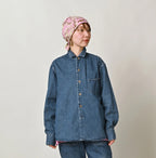45 Petit Denim 908 Marchal Shirt Female Model