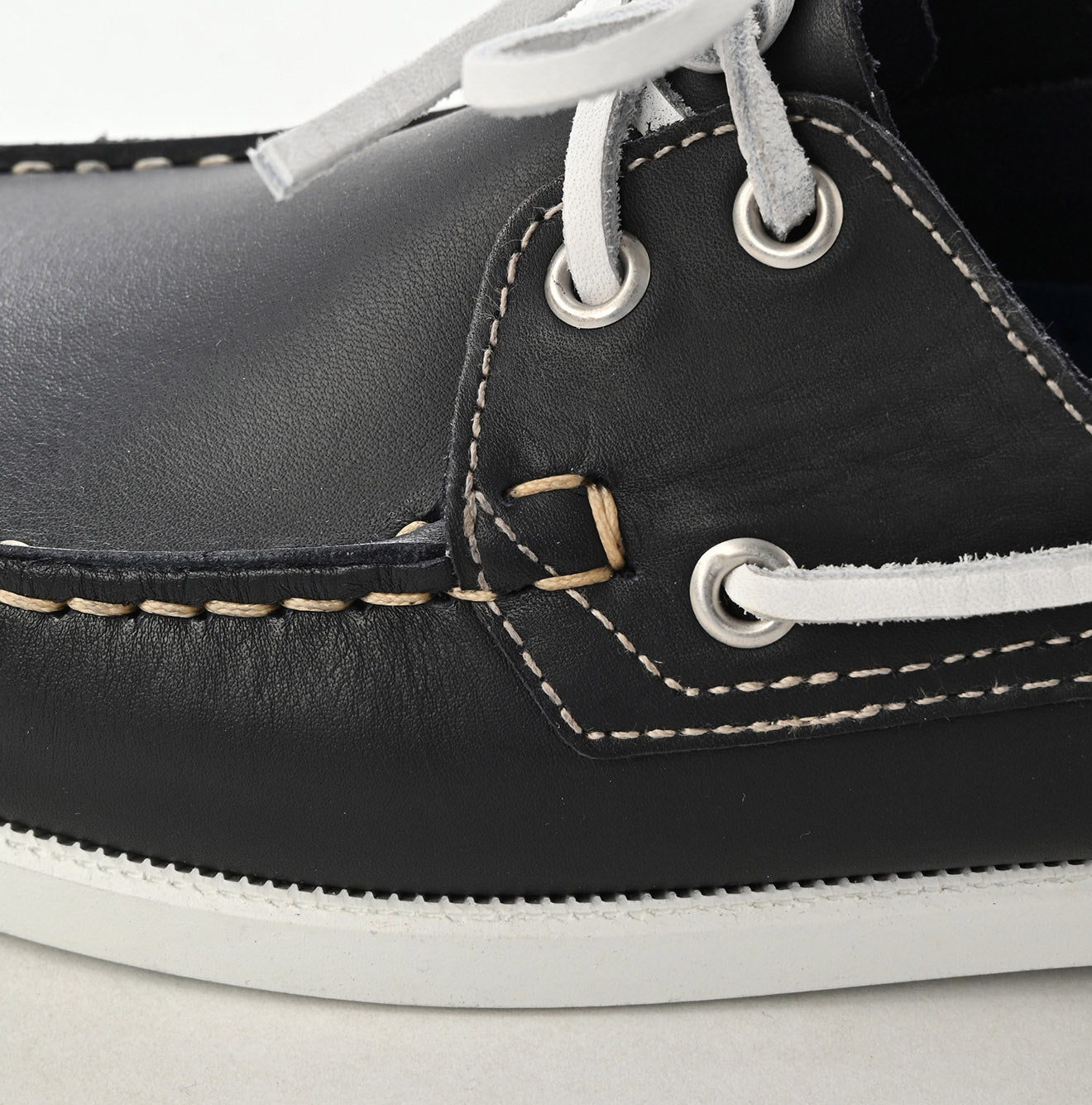 45R × Paraboot Leather Deck Shoes (WOMEN) Detail