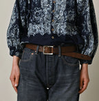 Montana Vintage Leather Belt Medium Female Model