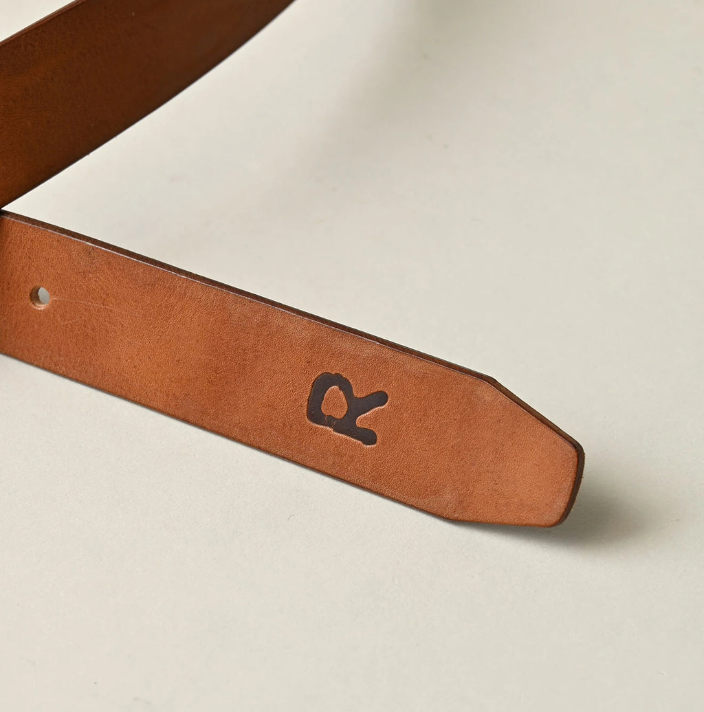 Montana Vintage Leather Belt Medium Detail