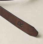 Montana Vintage Leather Belt Narrow Detail