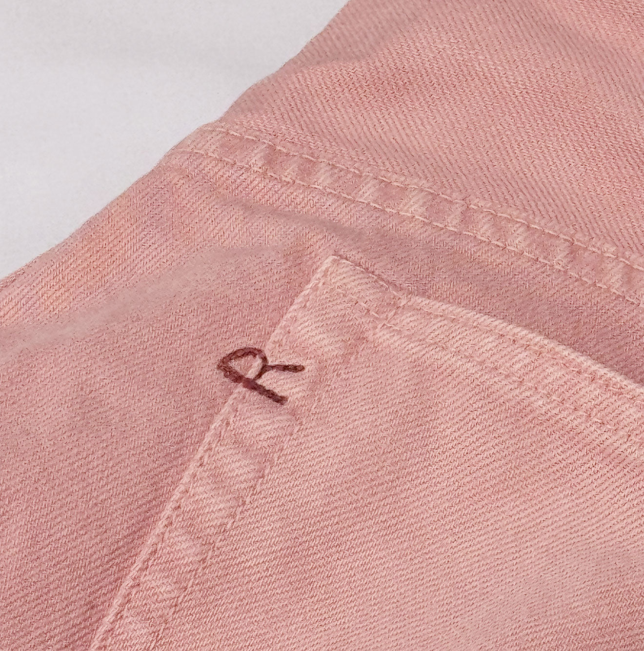 Futatabi 13oz Crosby White Redyed Spring Detail