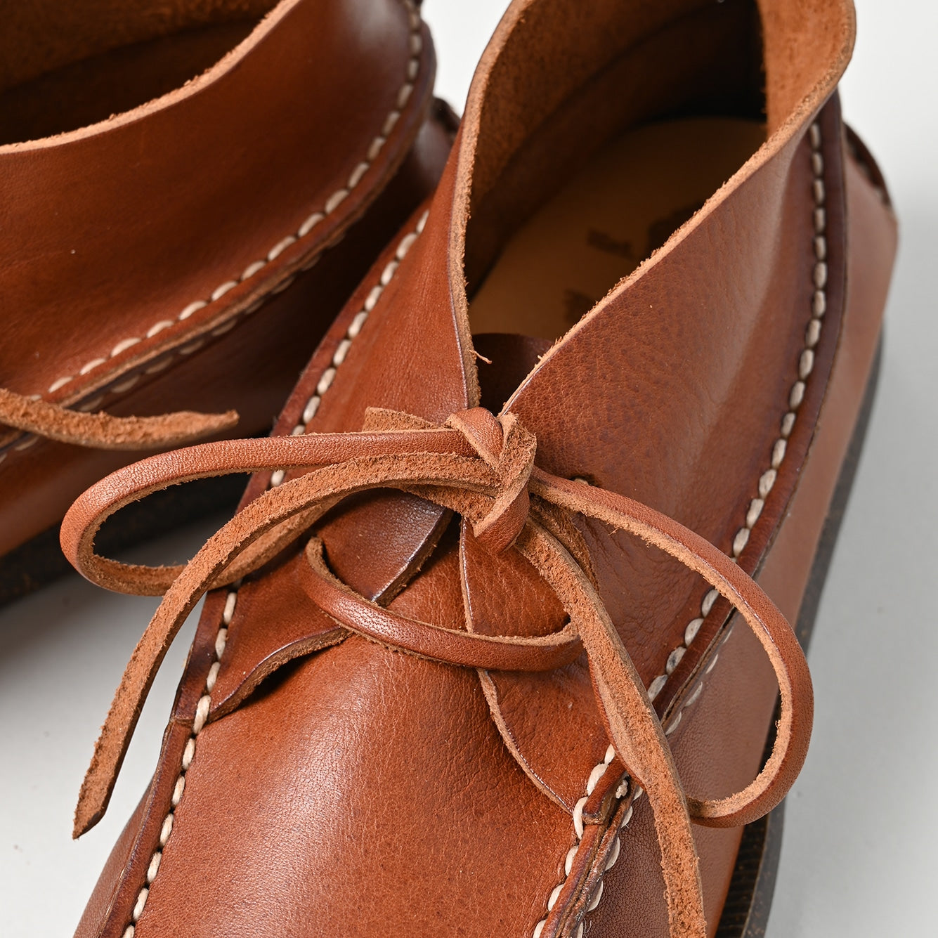 Yuketen Italian All Handsewn Chukka Detail