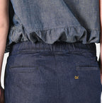 Rye Mugi Streched Denim Sabrina Slacks Detail