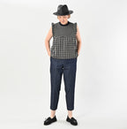 Rye Mugi Streched Denim Sabrina Slacks Female Model