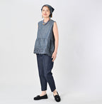 Rye Mugi Streched Denim Sabrina Slacks Female Model