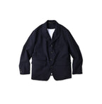 Wool Hop Sack 908 Jacketer Navy
