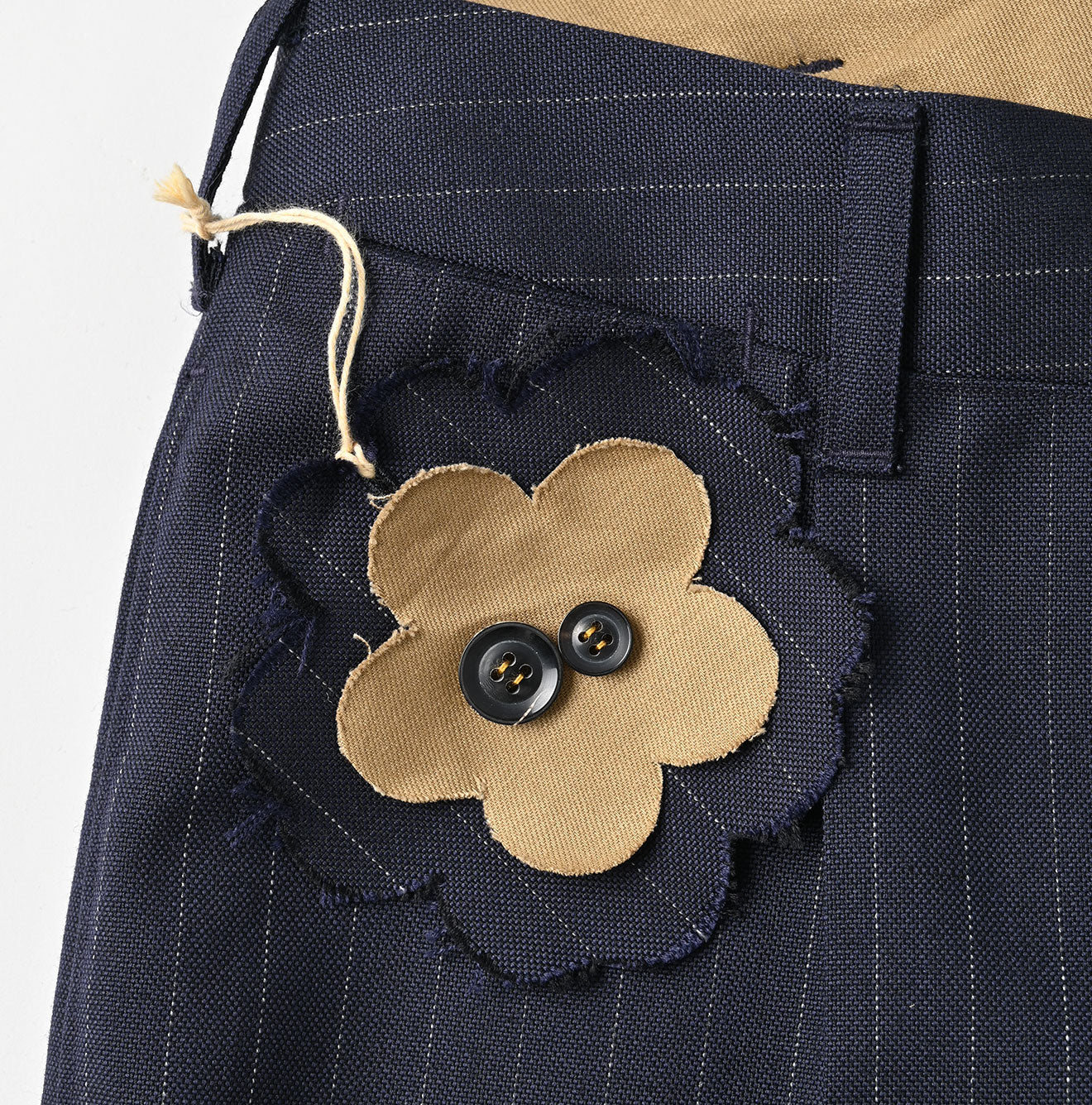 Hop Sack Baggy Pants Detail