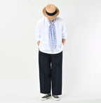 Hop Sack Baggy Pants Male Model