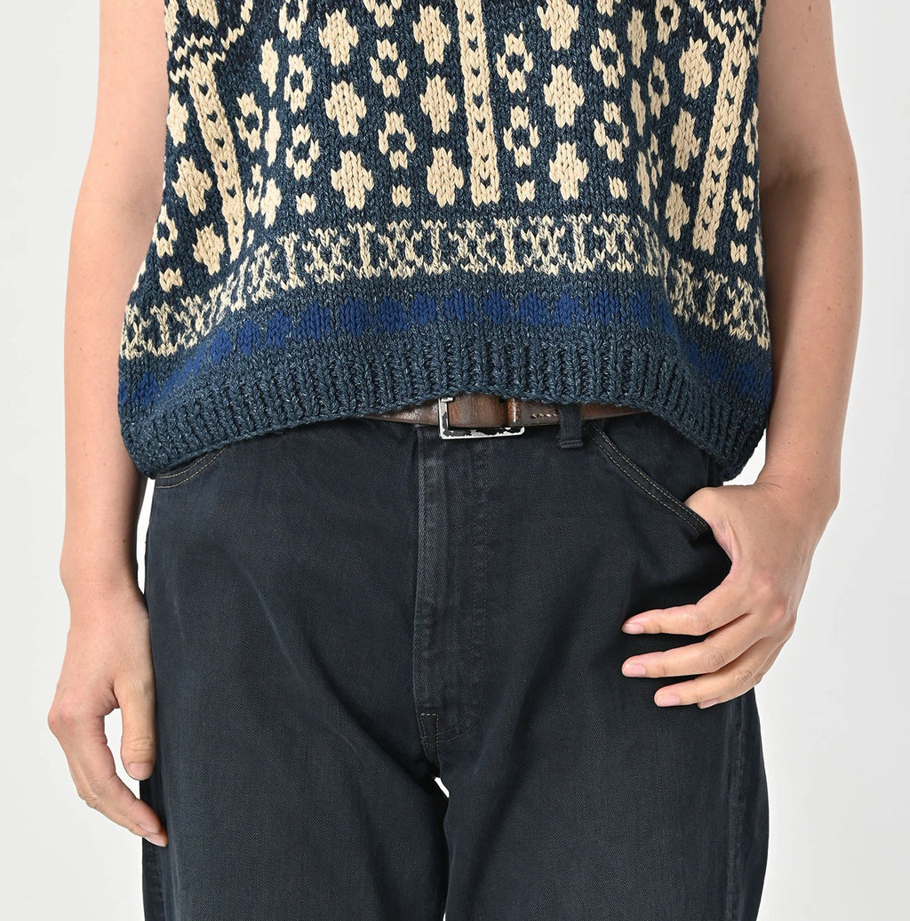 Futatabi Rye Mugi Black Denim Crosby 5 Syou Detail