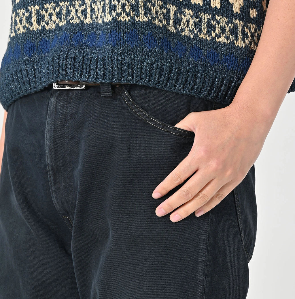 Futatabi Rye Mugi Black Denim Crosby 5 Syou Detail