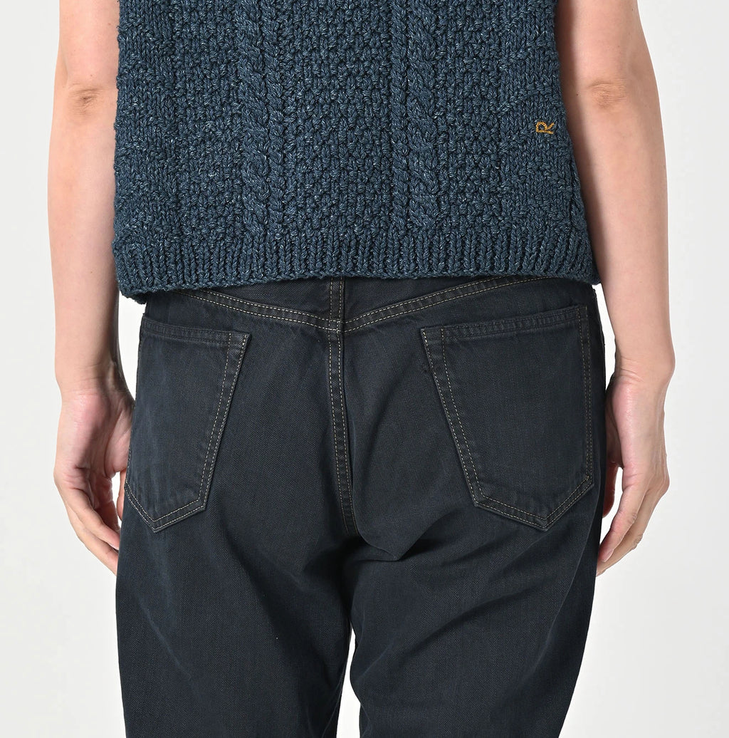 Futatabi Rye Mugi Black Denim Crosby 5 Syou Detail