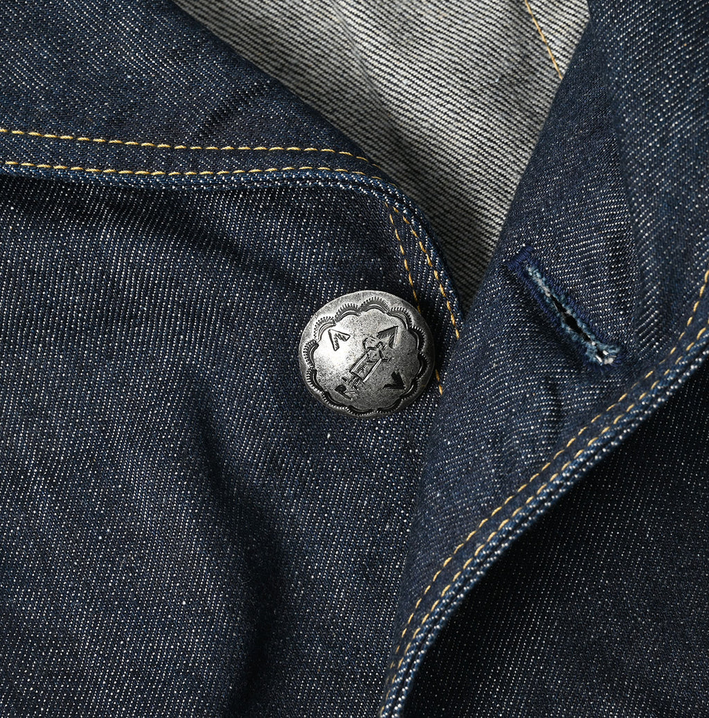 Rye Mugi Denim Lehua Jacket Nou Detail