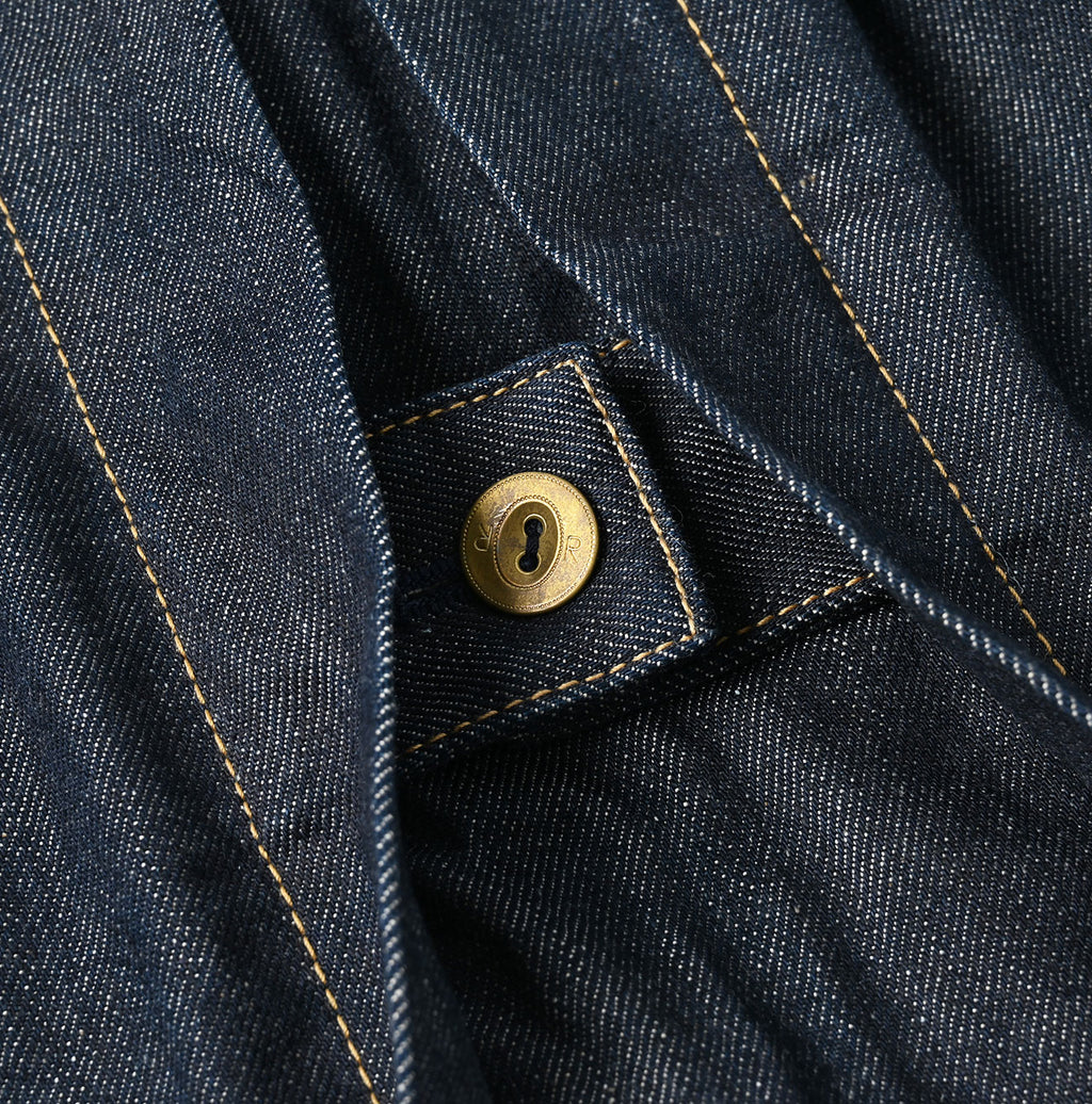Rye Mugi Denim Lehua Jacket Nou Detail