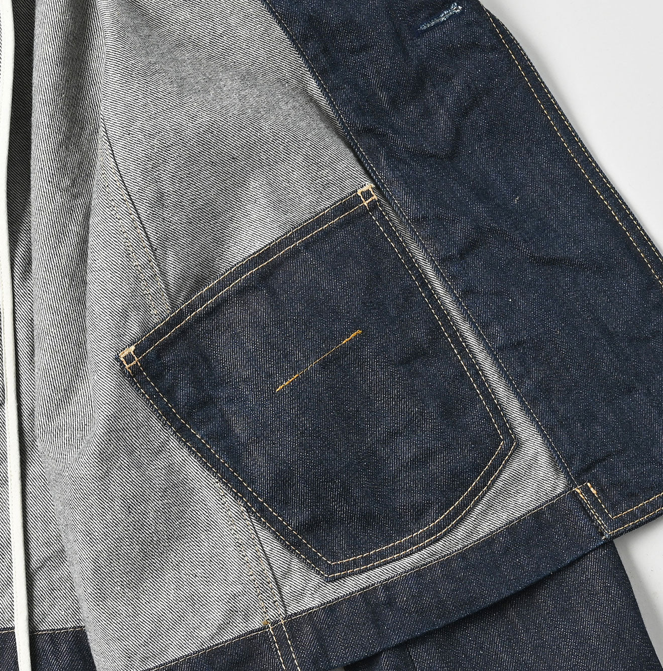 Rye Mugi Denim Lehua Jacket Nou Detail