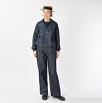 Rye Mugi Denim Lehua Jacket Nou Female Model