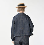 Rye Mugi Denim Lehua Jacket Nou Female Model