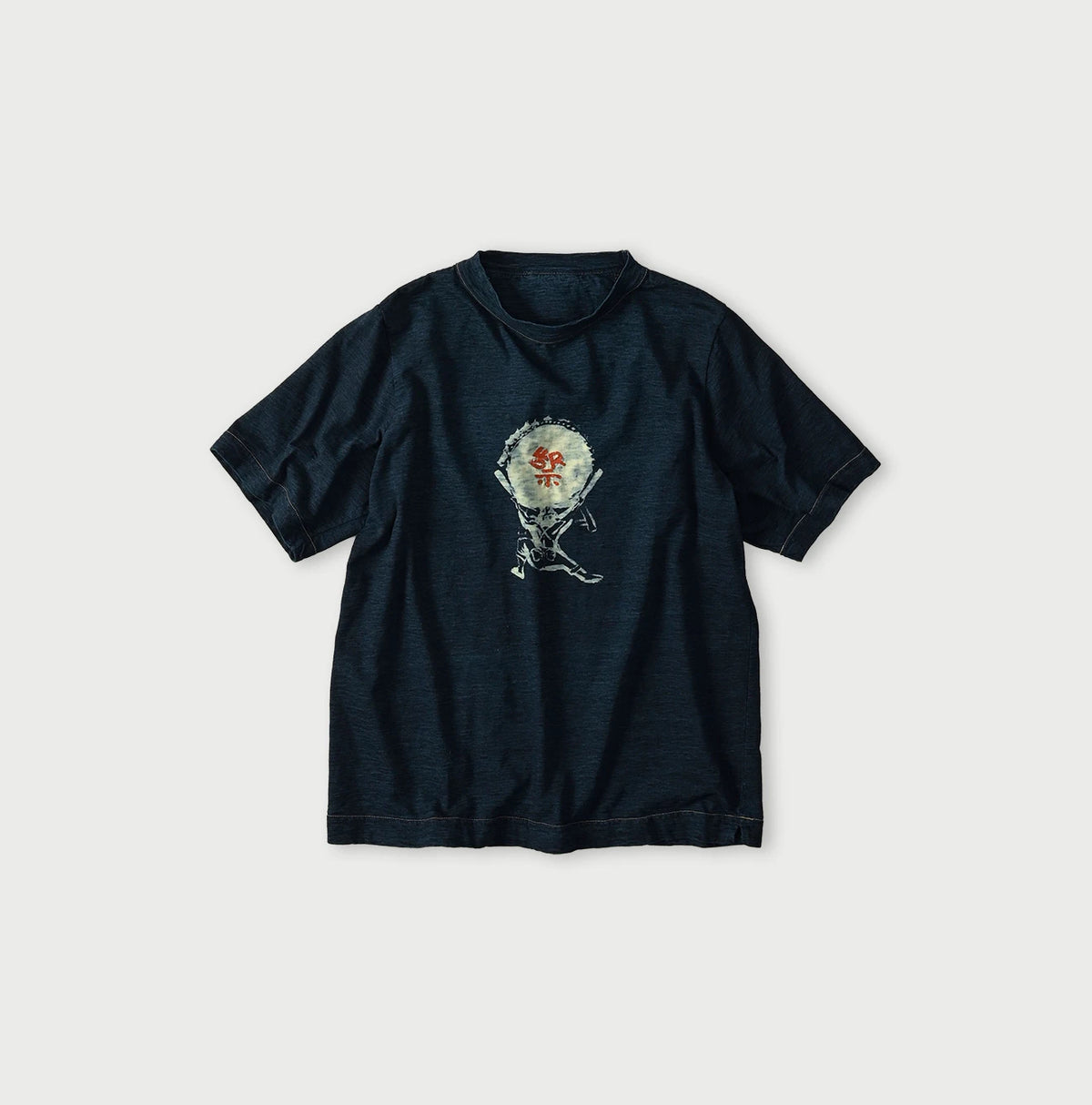 Su.zu.mi. Indigo Taiko-Yaro 908 45 Star T-Shirt