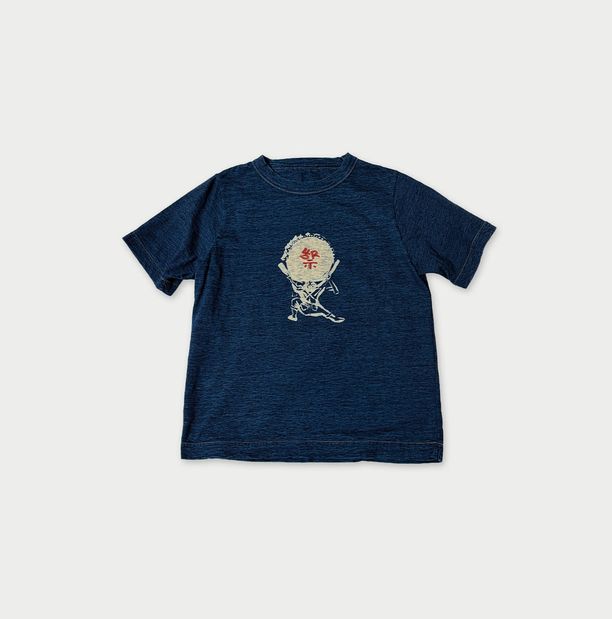 Su.zu.mi. Indigo Taiko-Yaro 908 45 Star T-Shirt