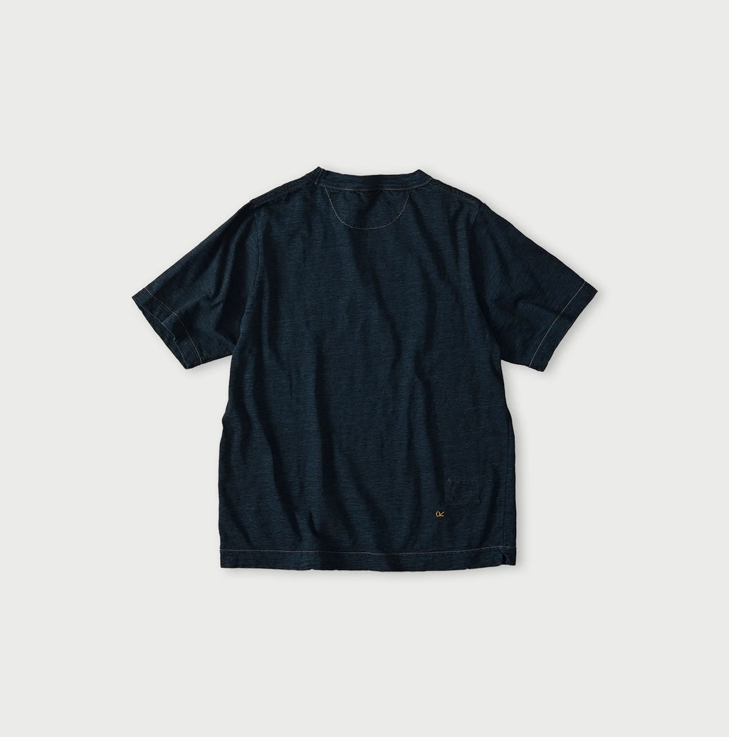 Su.zu.mi. Indigo Taiko-Yaro 908 45 Star T-Shirt