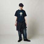 Su.zu.mi. Indigo Taiko-Yaro 908 45 Star T-Shirt