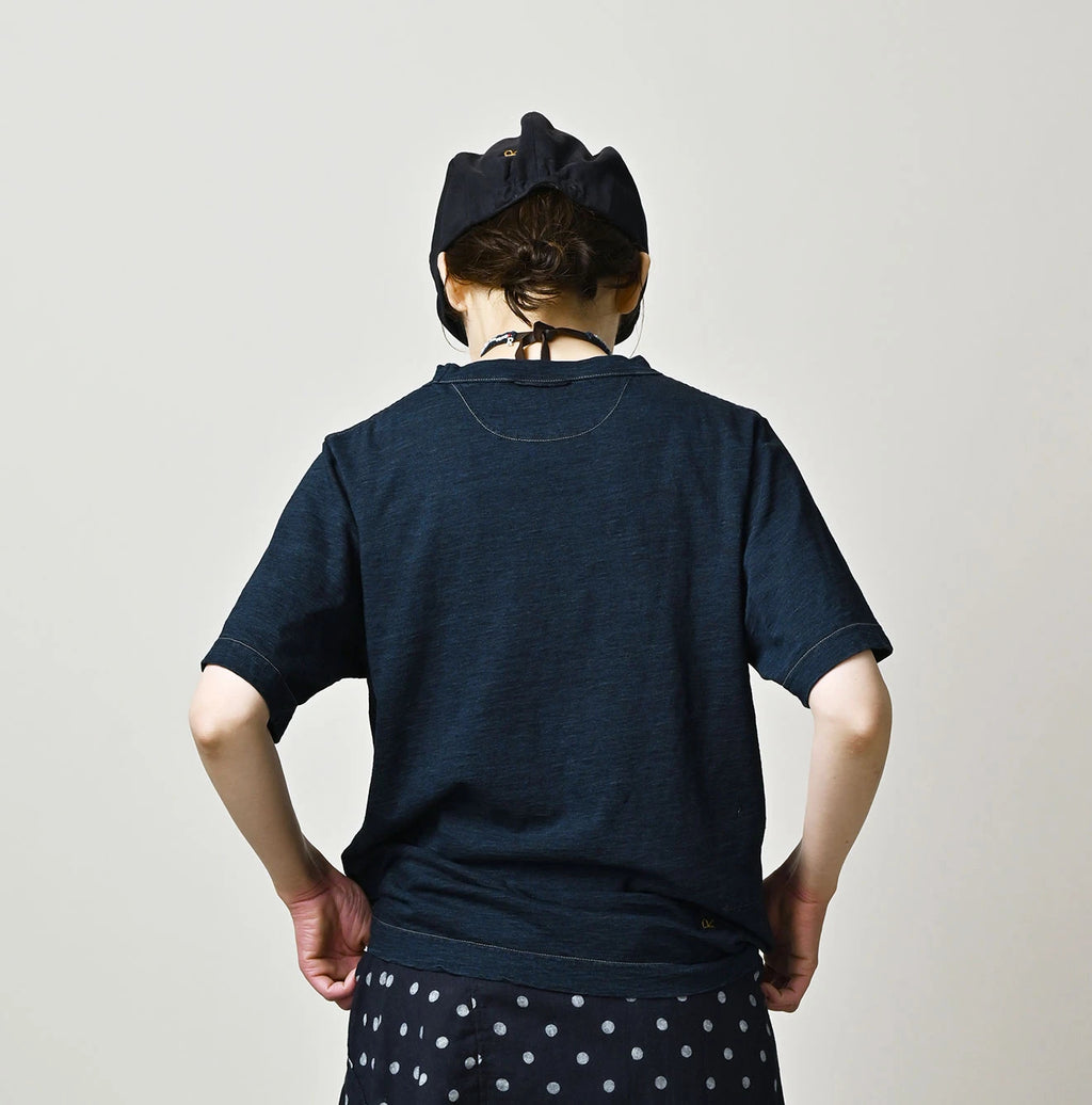 Su.zu.mi. Indigo Taiko-Yaro 908 45 Star T-Shirt