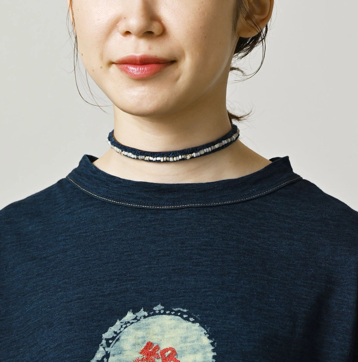 Su.zu.mi. Indigo Taiko-Yaro 908 45 Star T-Shirt