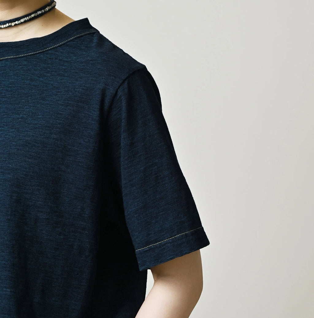 Su.zu.mi. Indigo Taiko-Yaro 908 45 Star T-Shirt