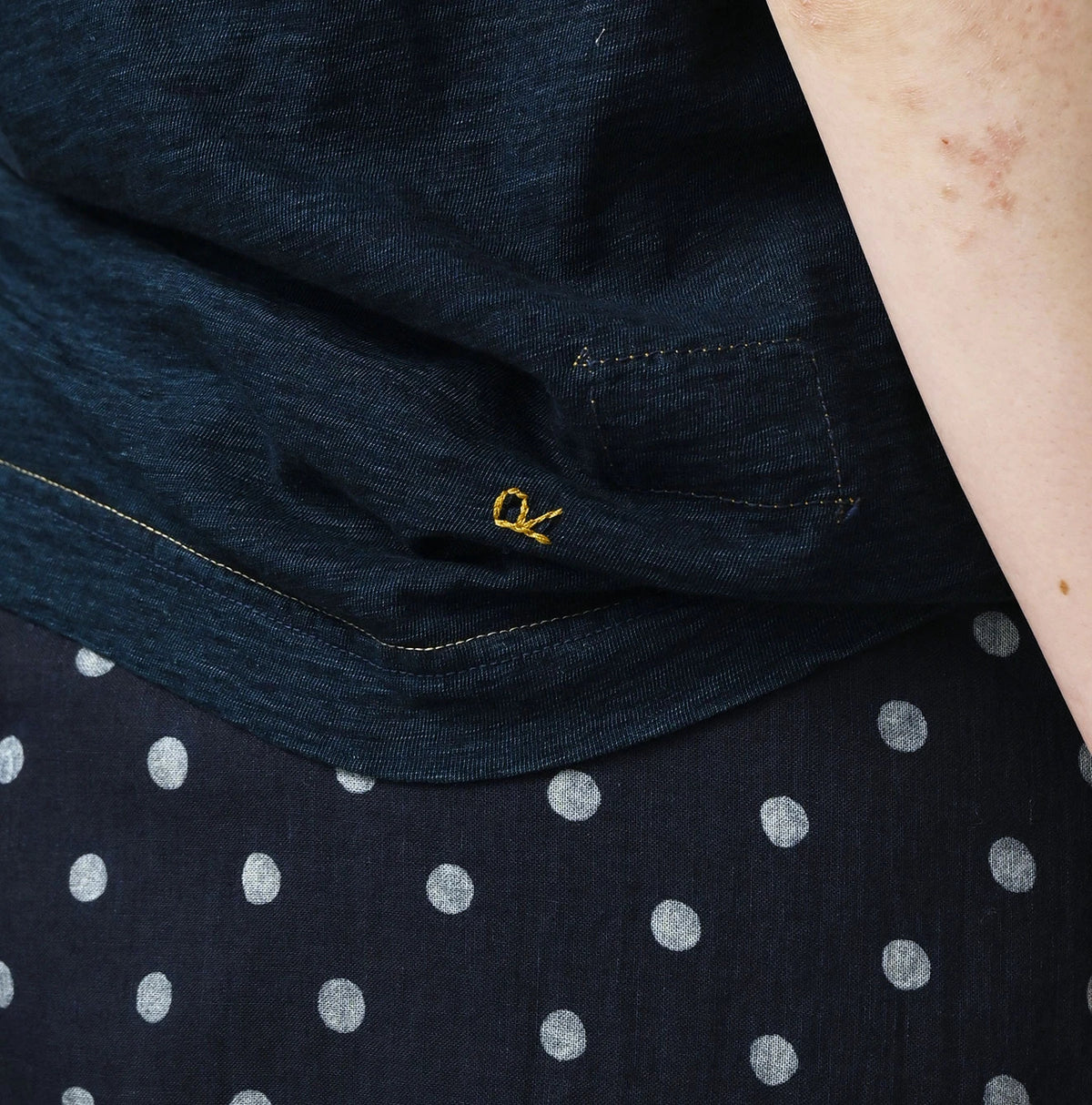 Su.zu.mi. Indigo Taiko-Yaro 908 45 Star T-Shirt
