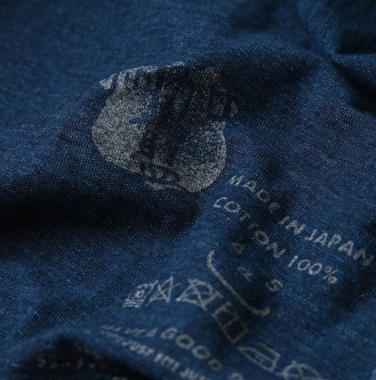 Su.zu.mi. Indigo Taiko-Yaro 908 45 Star T-Shirt