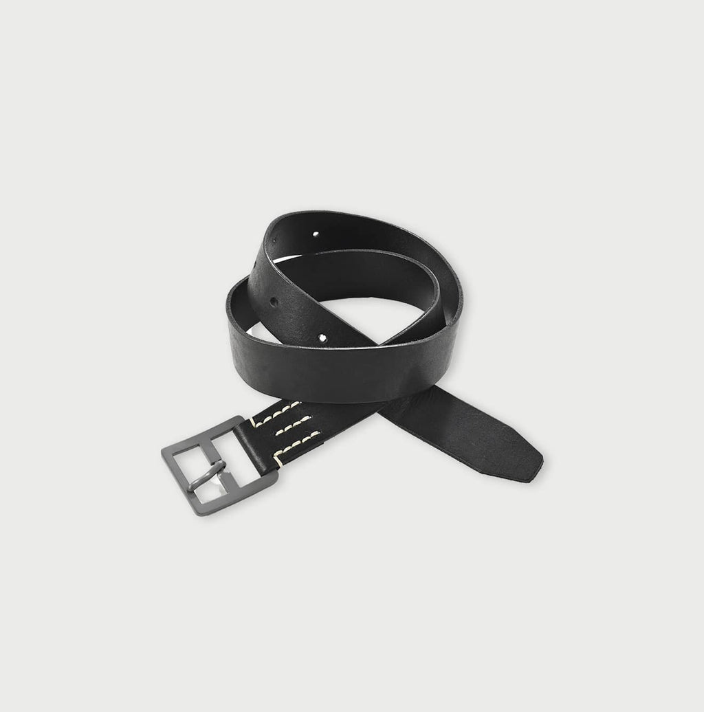 Montana Vintage Belt Thick Black