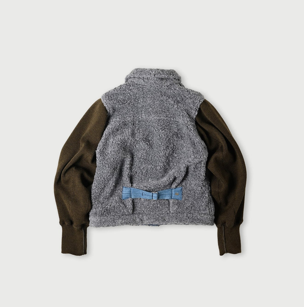 Boa x US Mou Wool Jacket Back