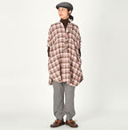 ONEONE Iroiro Indian Flannel Frill Tunic Female Model